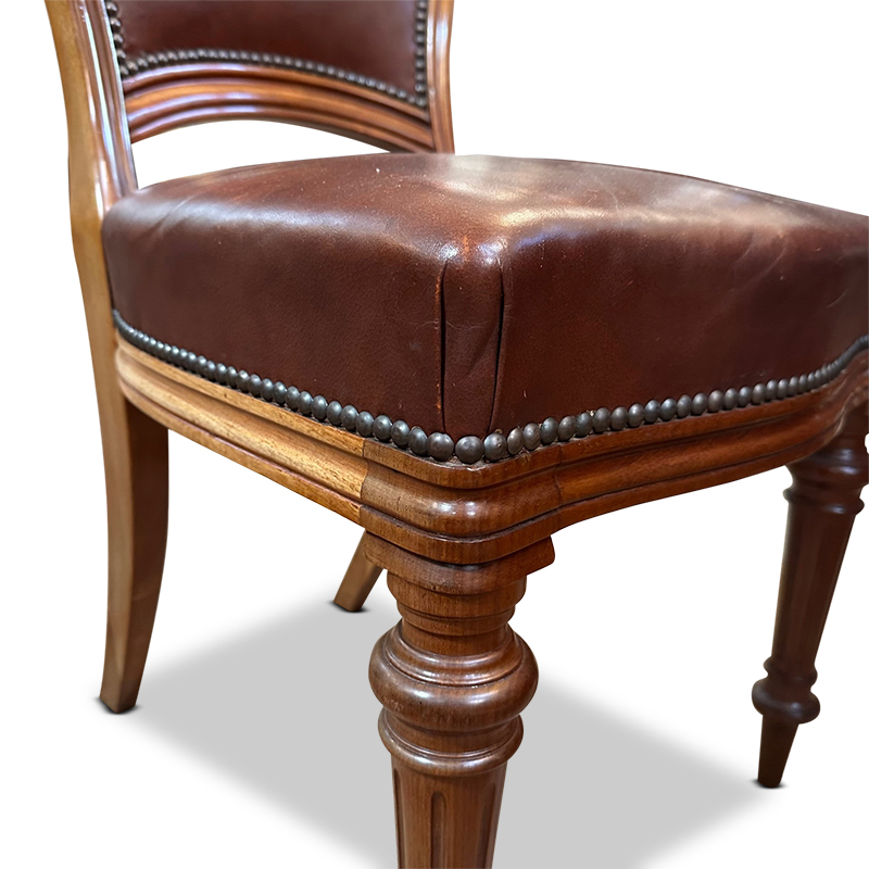 leather dining chair