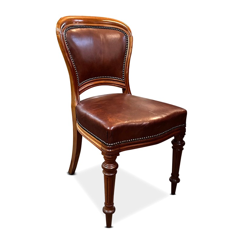 leather dining chair