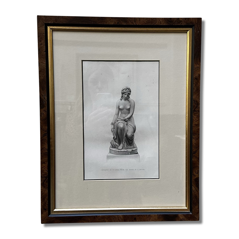 Framed sculpture print