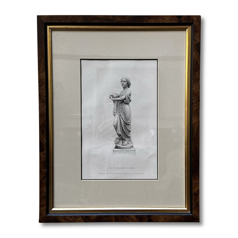 Framed sculpture print