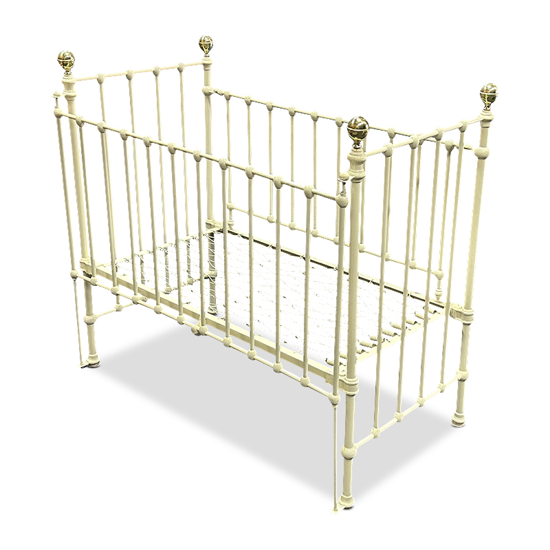 wrought iron cot c.1880