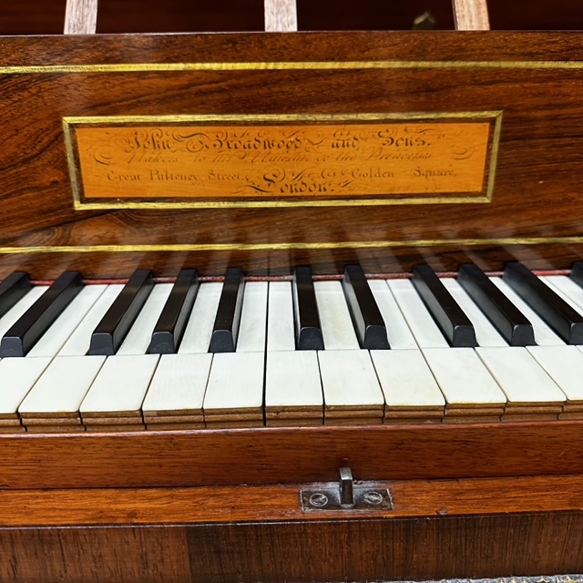 antique Georgian piano