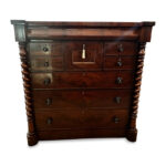 Scottish mahogany chest
