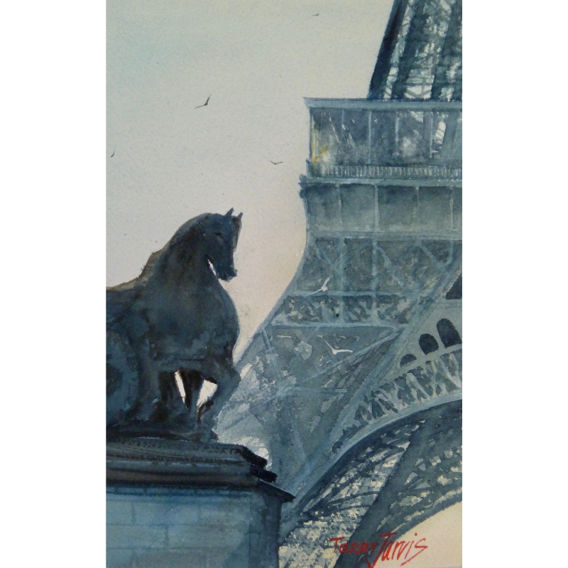 Eiffel Morning, Paris Terry Jarvis