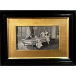 Antique Framed Jacquard print