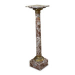 French marble pedestal