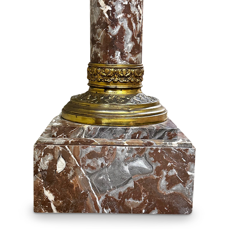 French marble pedestal