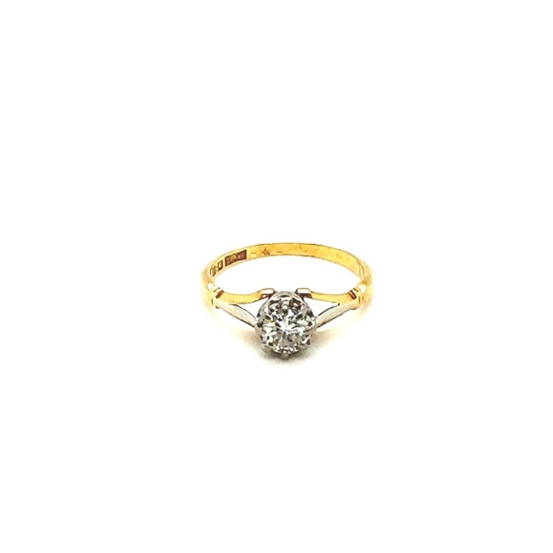 brilliant cut diamond ring