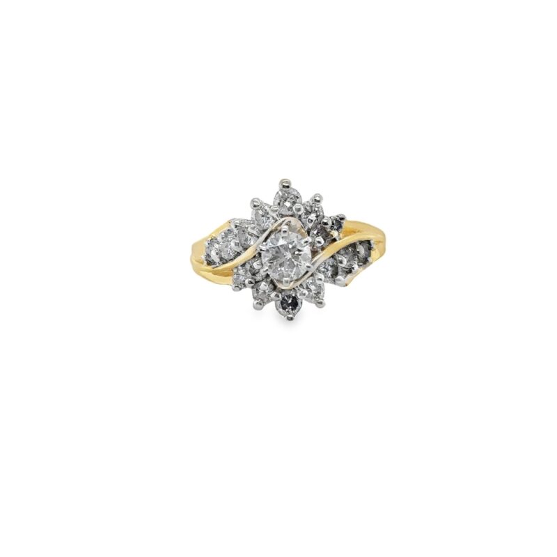 diamond cluster ring