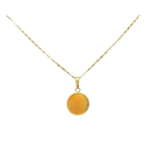 gold pendant and chain