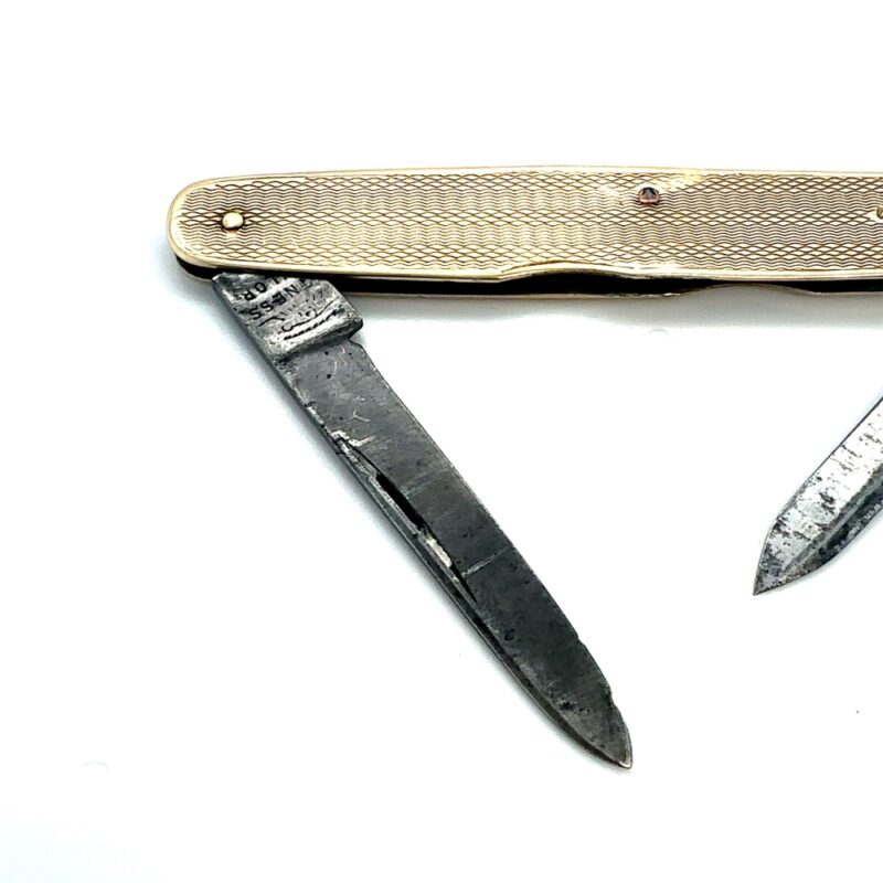 9ct gold pocket knife circa 1923