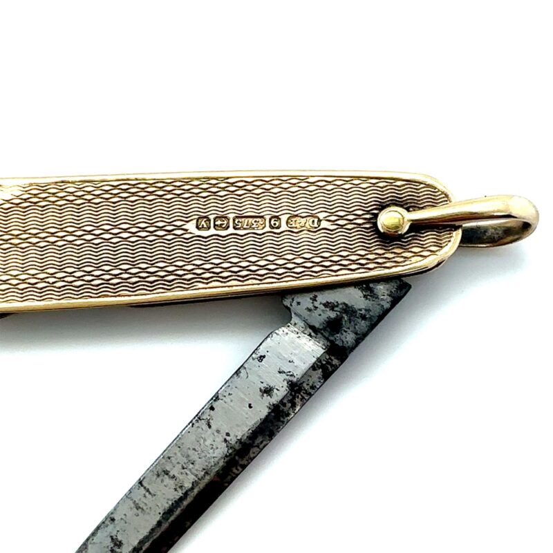 9ct gold pocket knife circa 1923