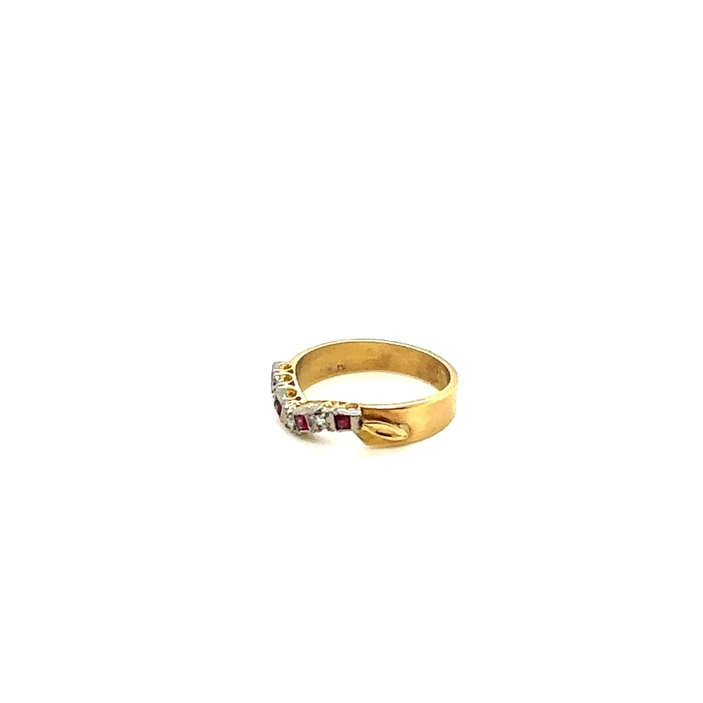 ruby and diamond ring