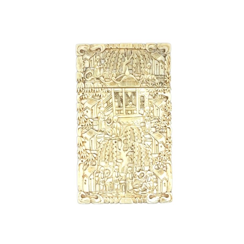 detailed ivory card case