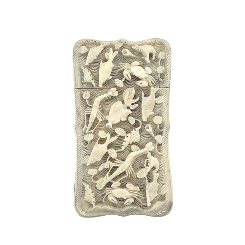 Cantonese ivory card case
