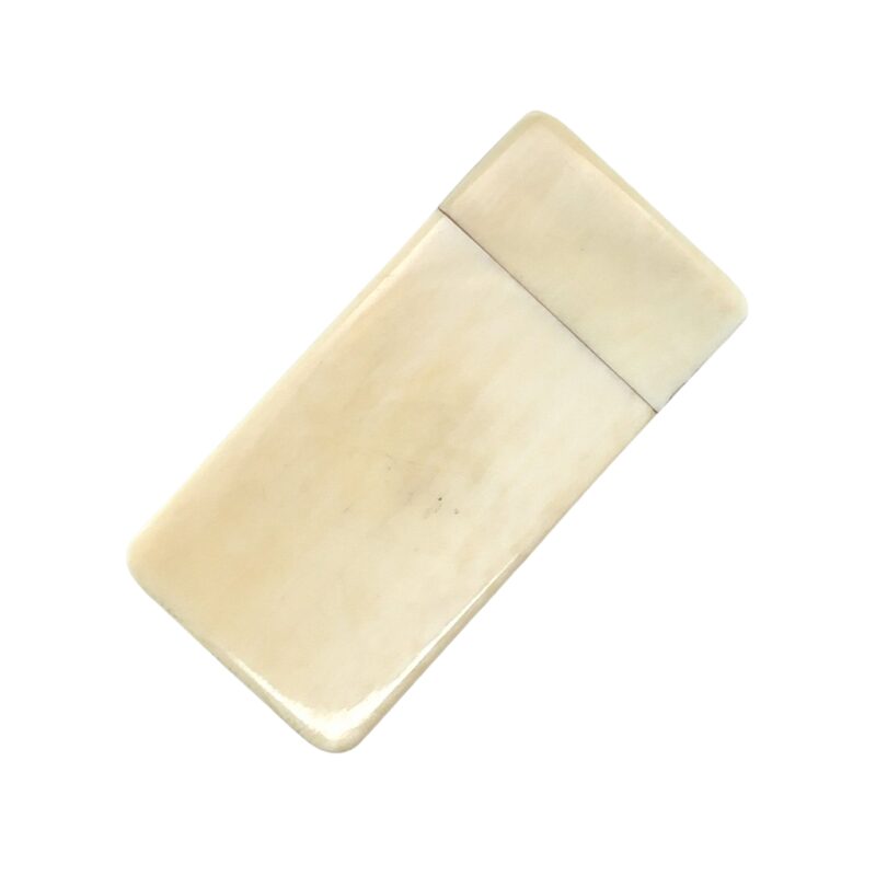 plain ivory card case