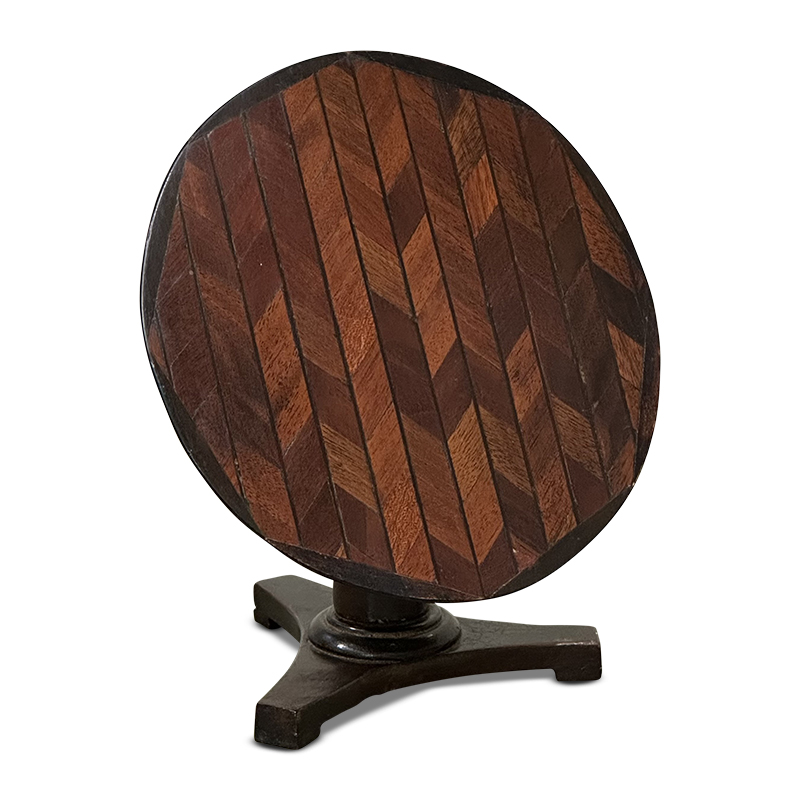 miniature antique tilt top table apprentice piece