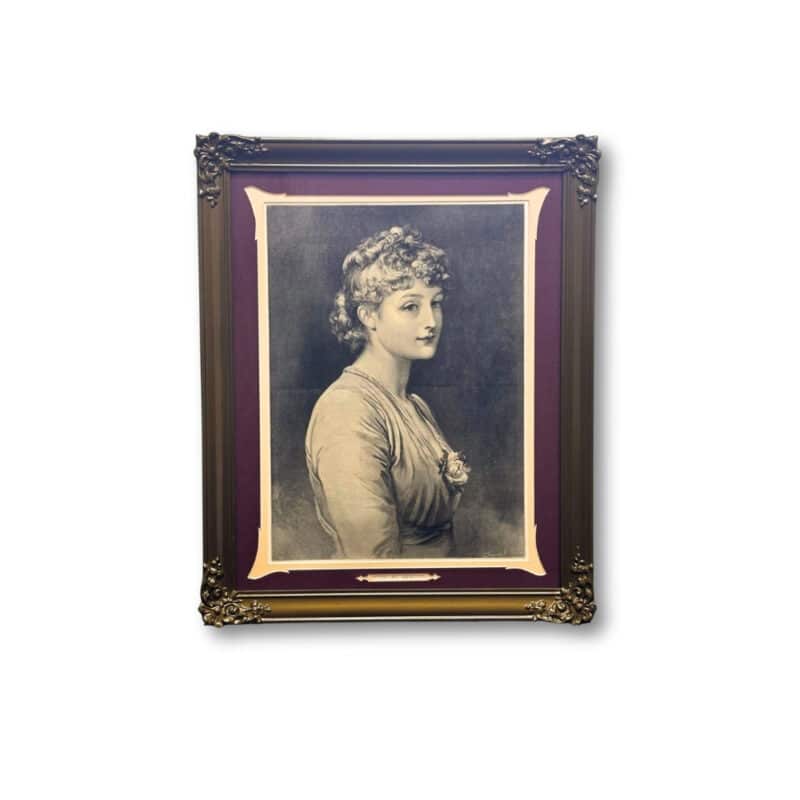 Art Engraving “Type of Beauty” c.1880