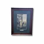 Oak framed print – The temple of art c.1900