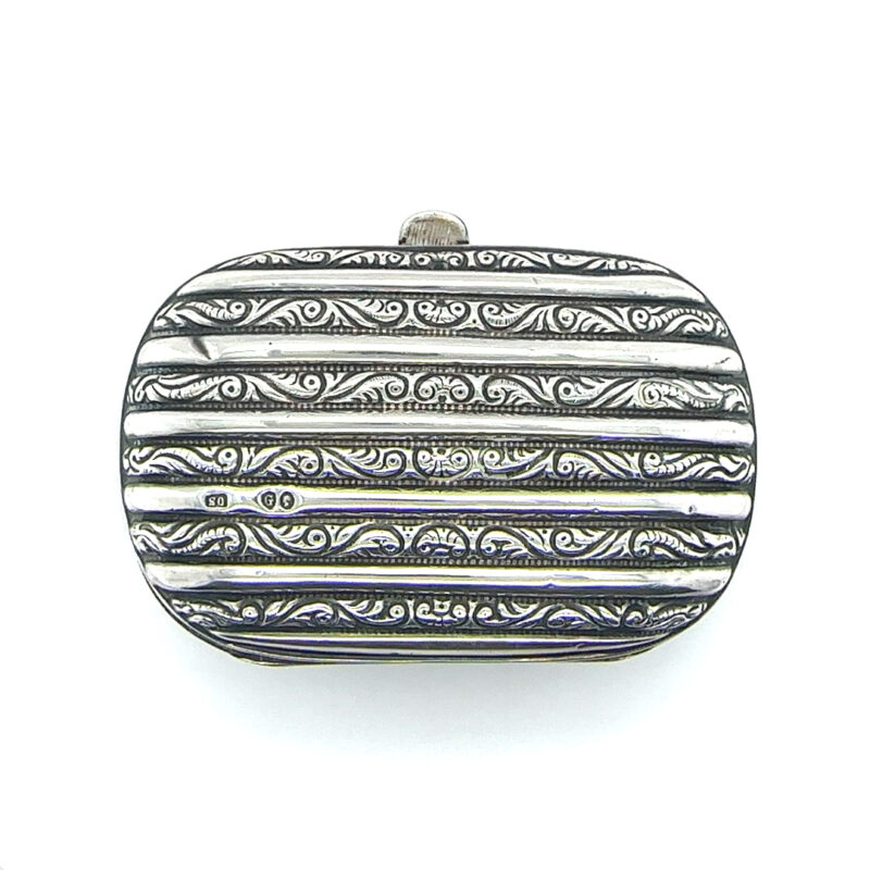 English sterling silver purse c.1882