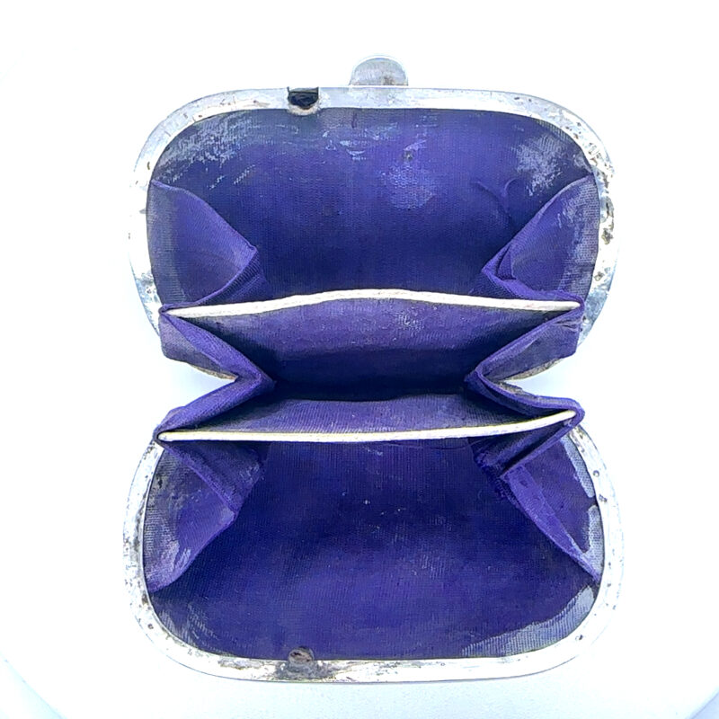 English sterling silver purse c.1882