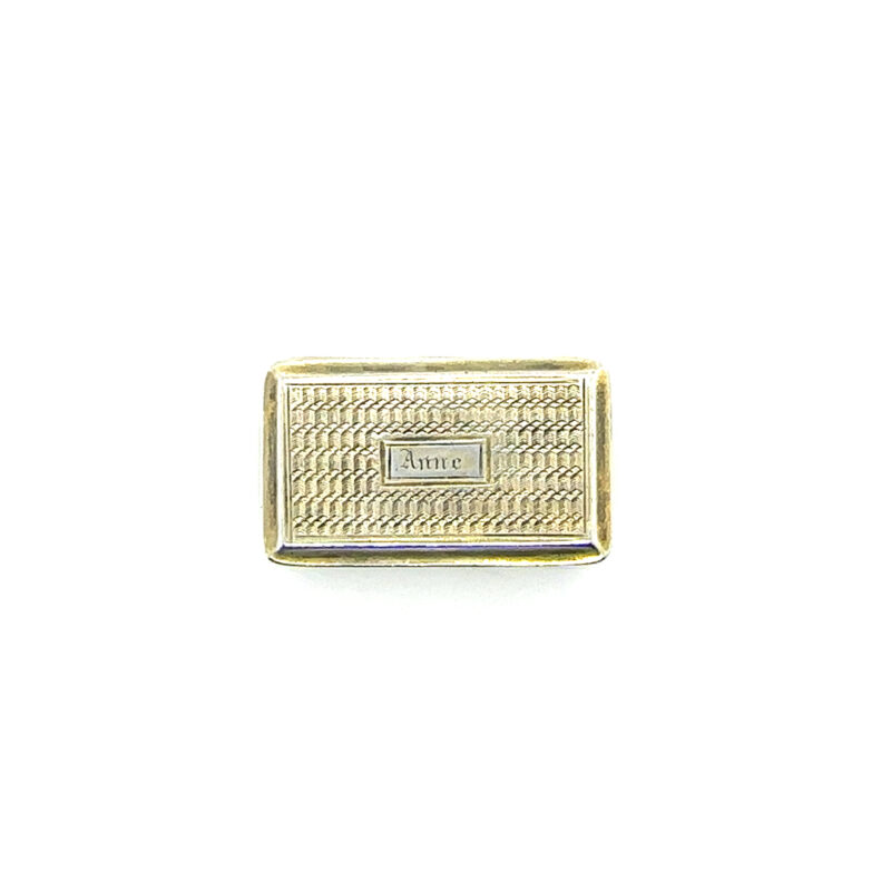 George IV Sterling silver Vinaigrette c.1829