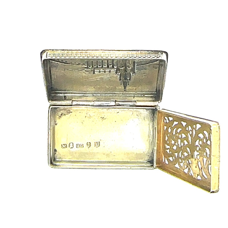 George IV Sterling silver Vinaigrette c.1829