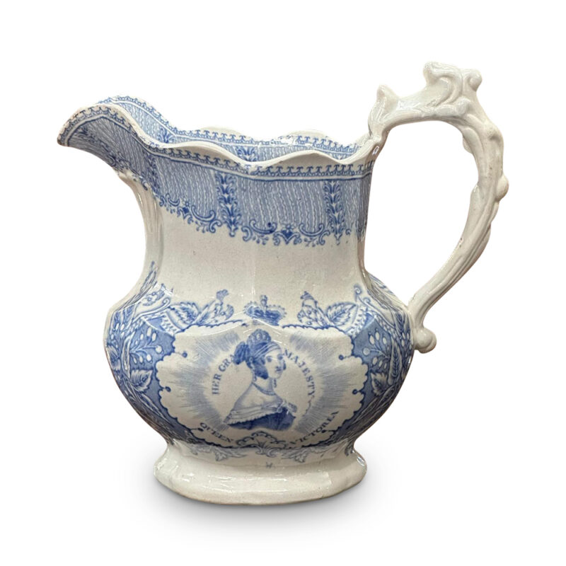 Staffordshire pearlwear jug c.1838