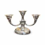 Continental silver candelabra