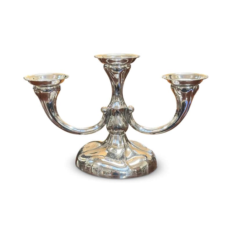 Continental silver candelabra