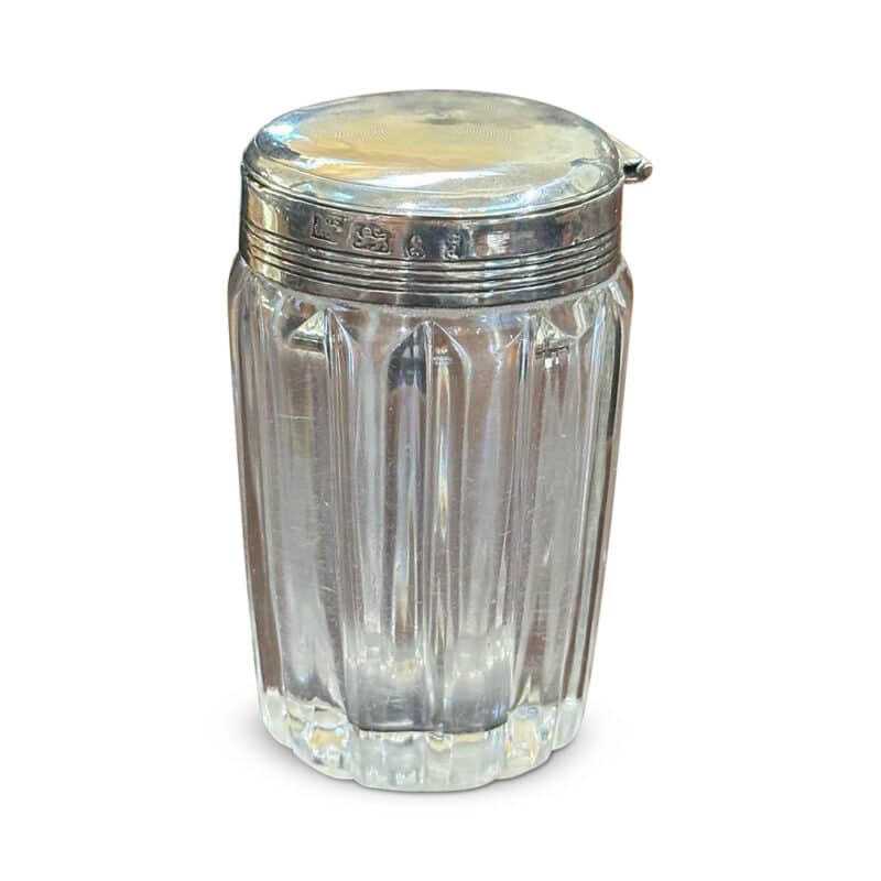 Edwardian sterling silver toiletry container