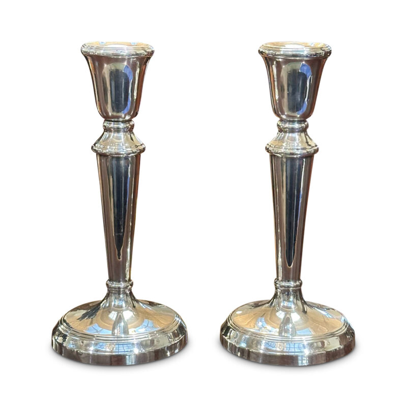 Pair silver plated whitehill candlesticks c.1940