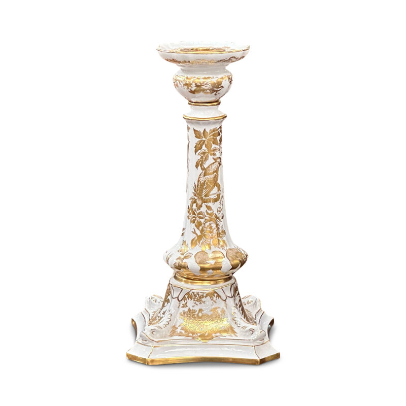 Royal Crown Derby candlestick gold alves