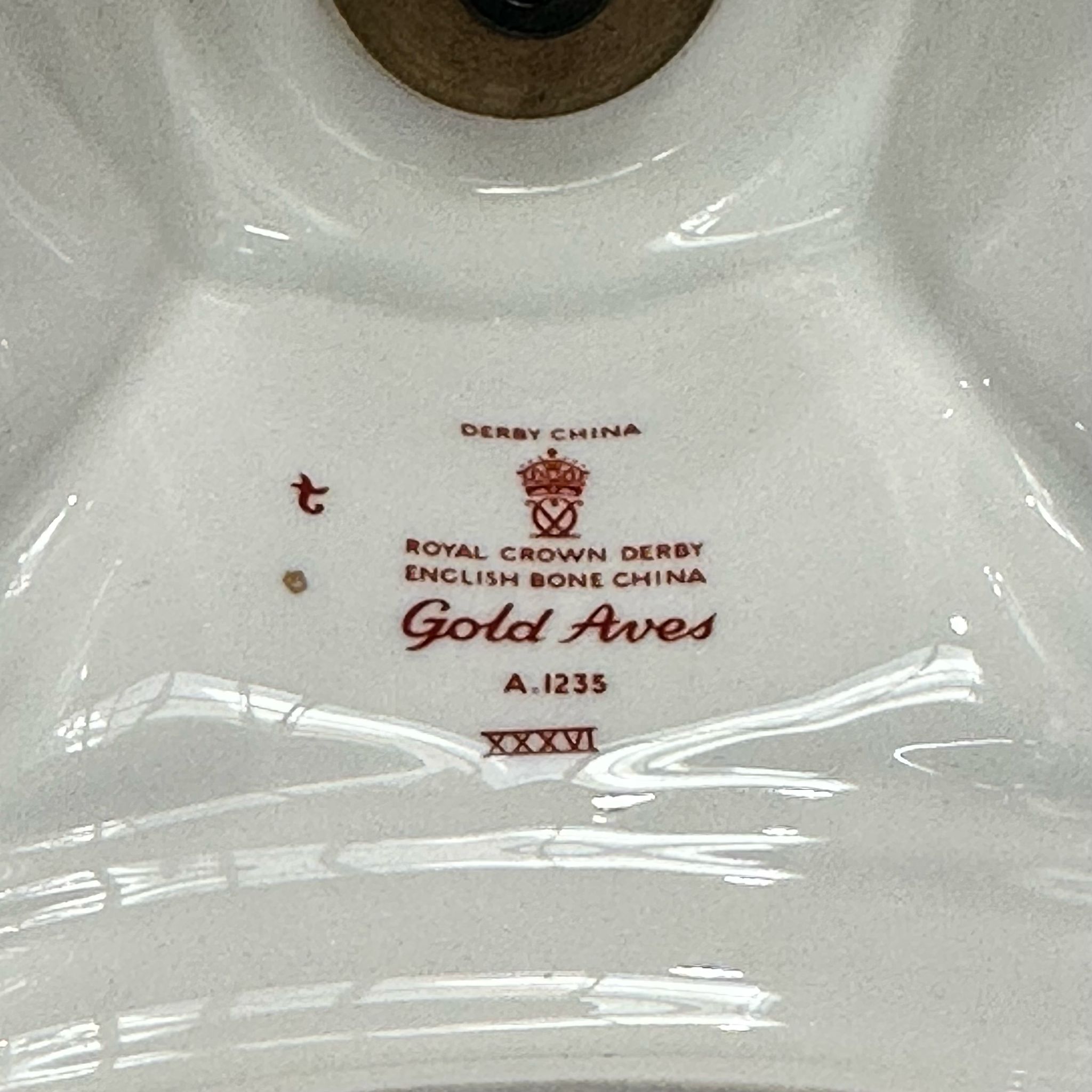 Royal crown derby candlestick base