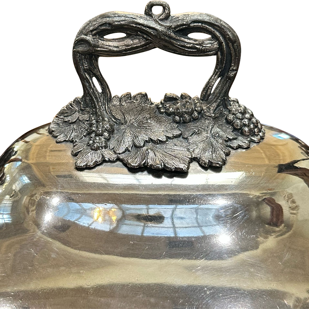 Silver plated cloche