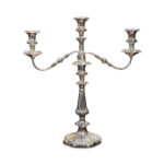 Victorian silver plate candelabra