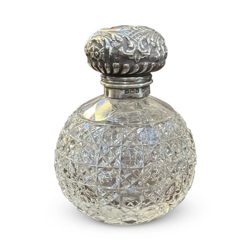 antique round perfume bottle