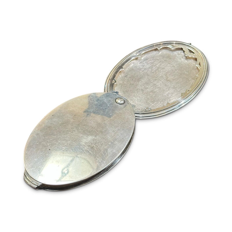 sterling silver oval picture frame