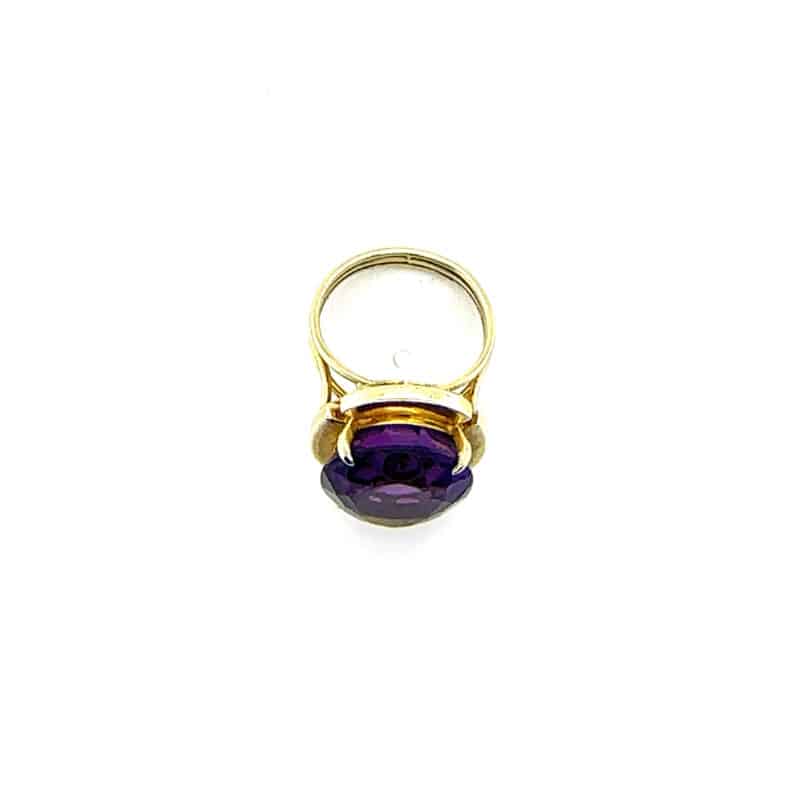 Amethyst cocktail ring