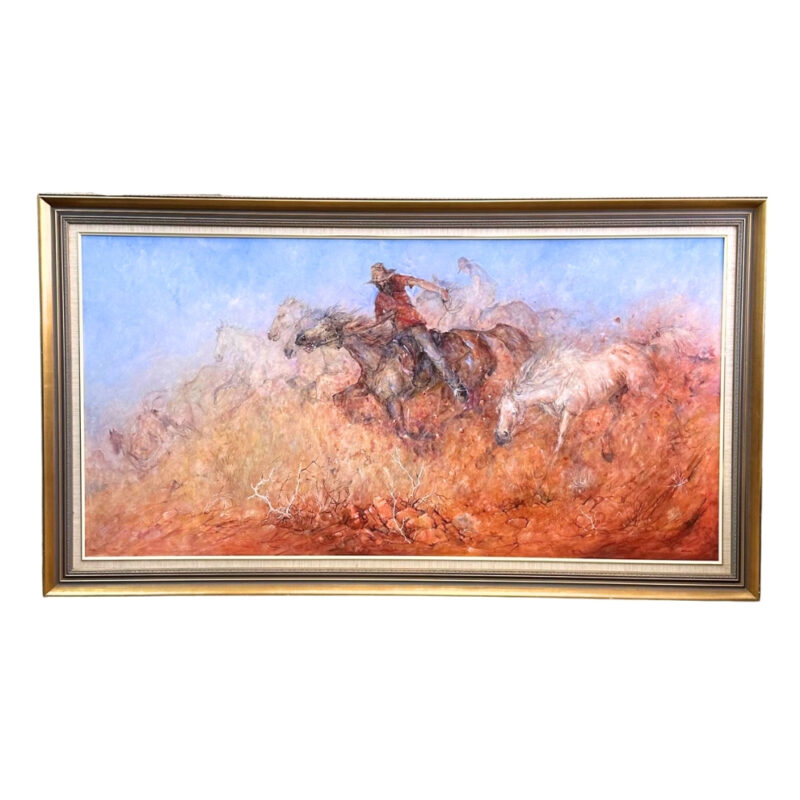 Brian Nunan Bringing in the horses