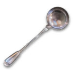 Christofle silver plated soup ladle