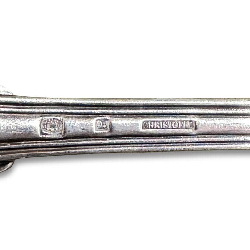 Christofle silver plated soup ladle hallmark
