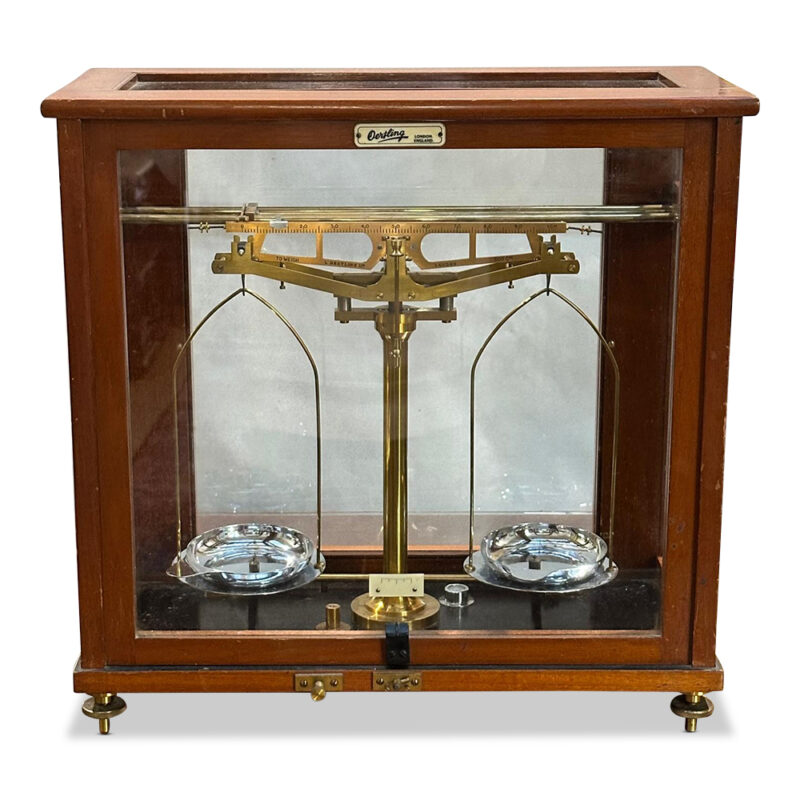 Oertling scientific balance London 1922