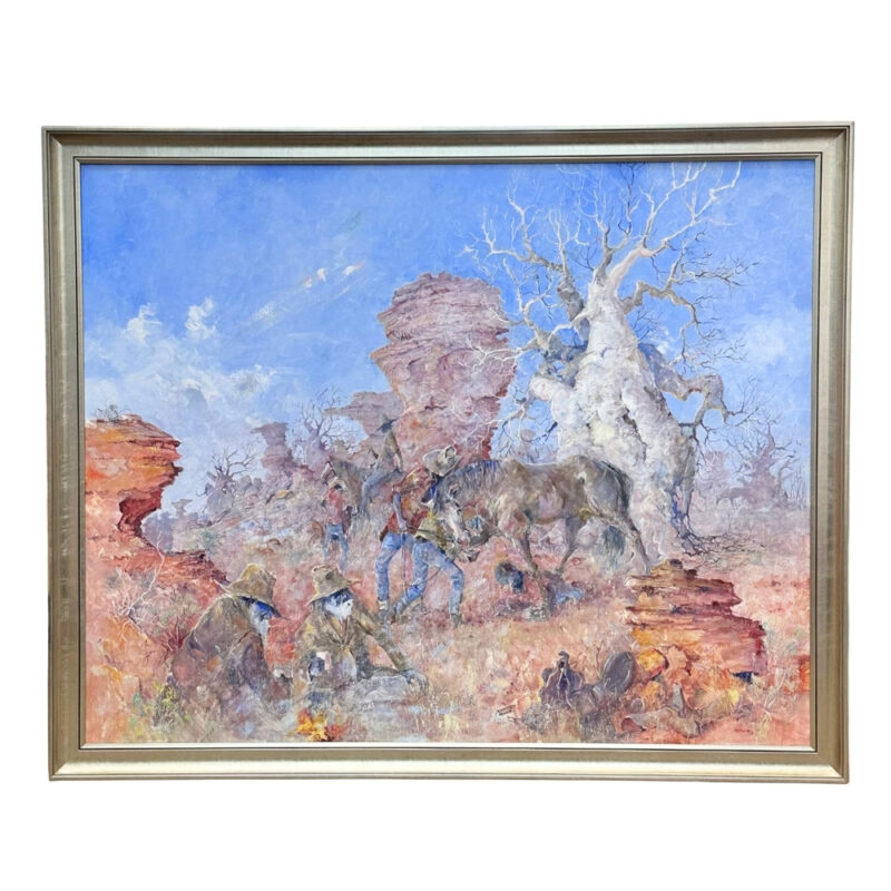 Brian Nunan Shoeing Horses Gibb River Rd