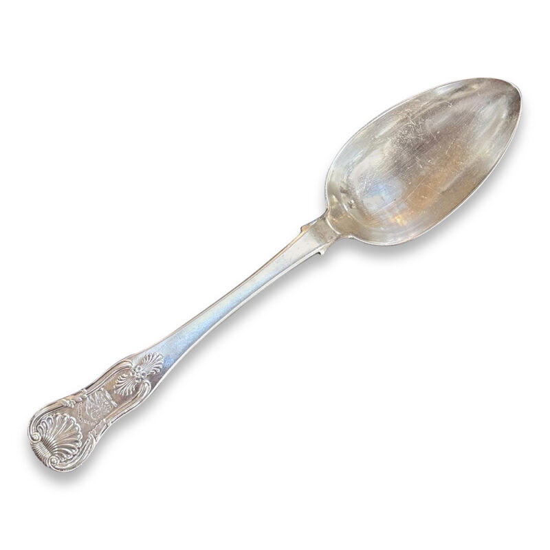 Sterling silver Kings serving spoon 1823