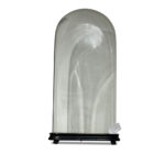 19th century glass display dome oblong