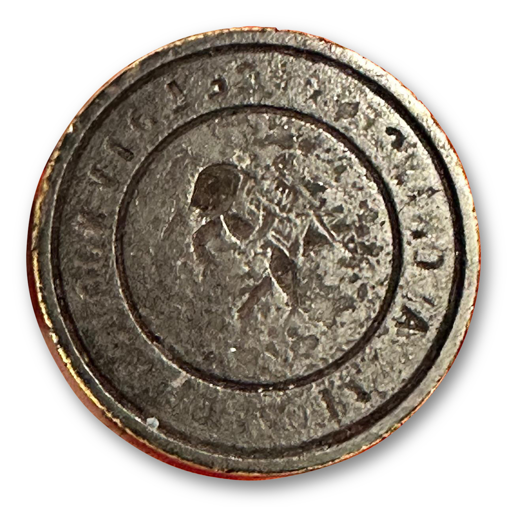 19th century mahogany wax seal c.1860