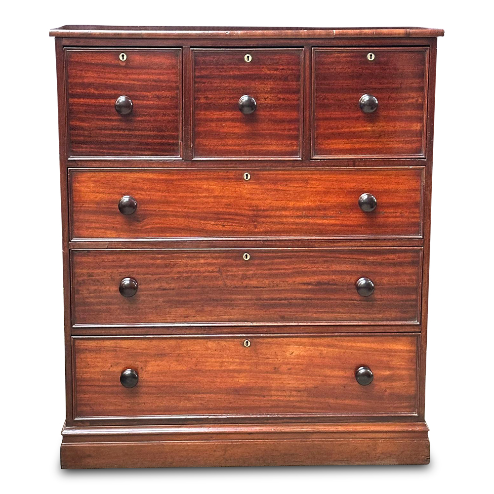 6 drawer cedar chest c.1850