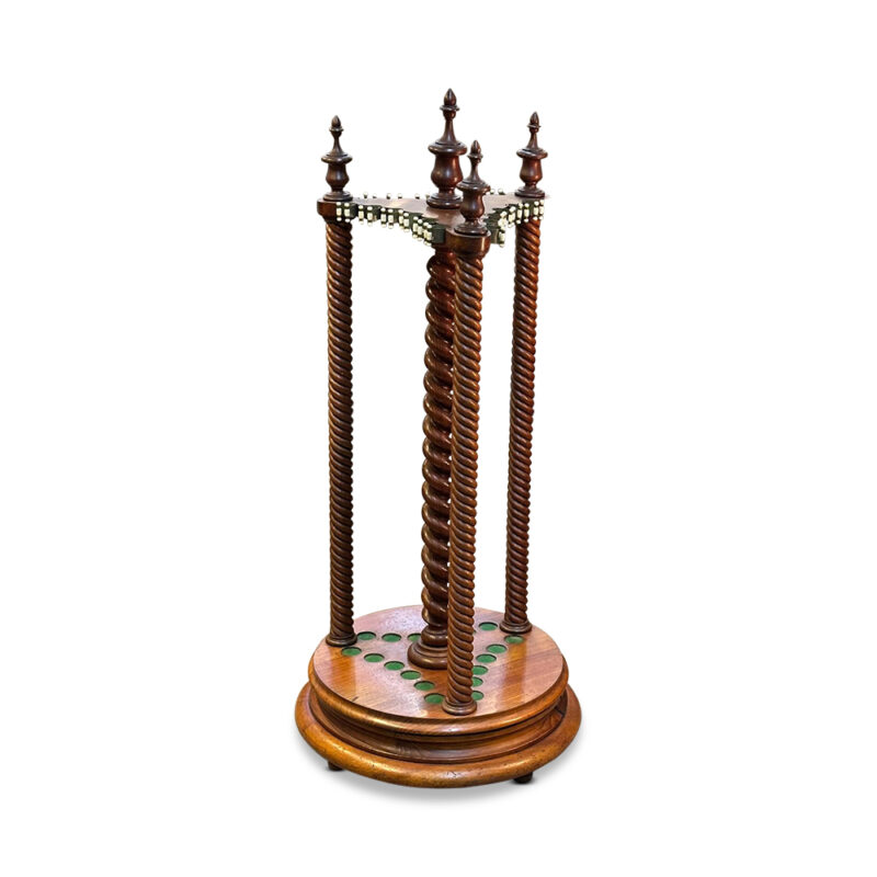 Australian blackwood Billiard cue rack c.1870
