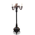 Baroque three branch standard lamp c.1920